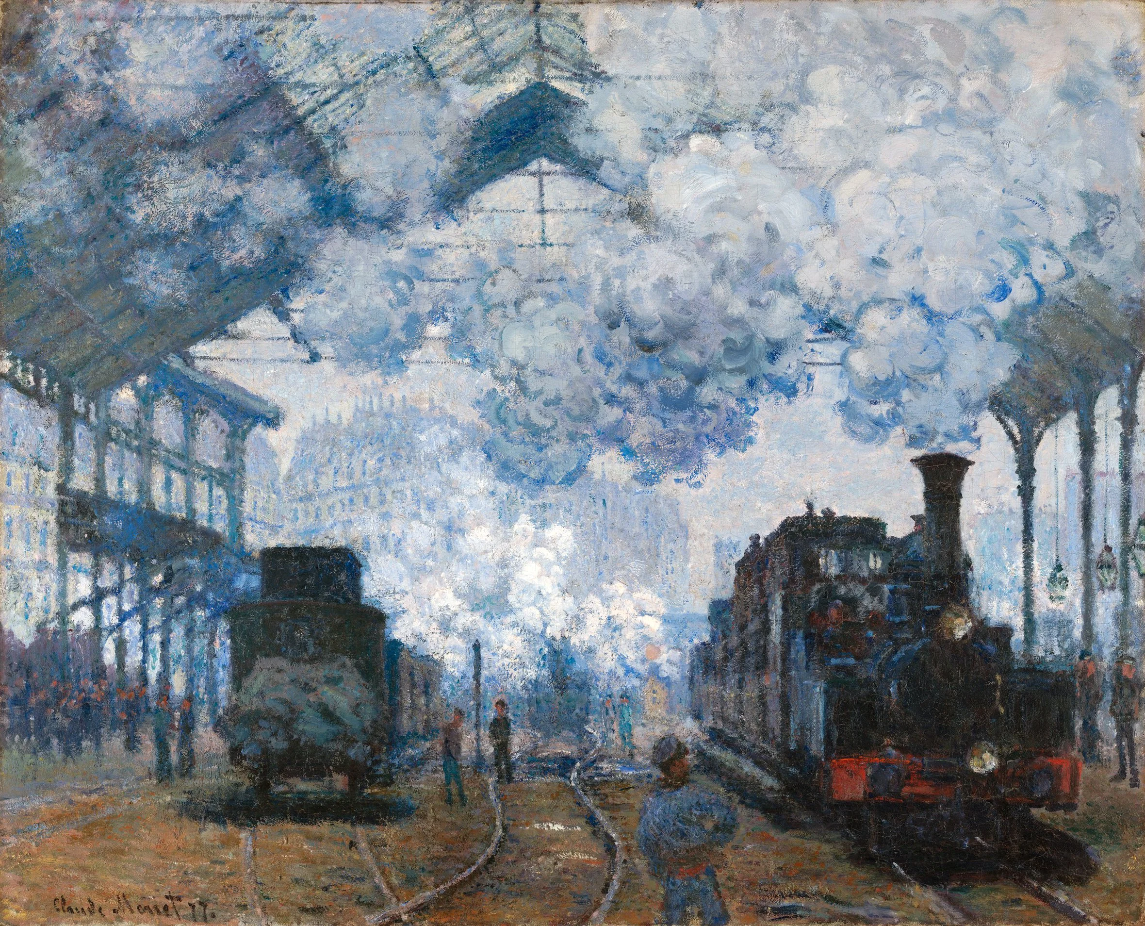 The Gare Saint-Lazare, Arrival of a Train